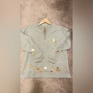 Women teddybear sweatshirt